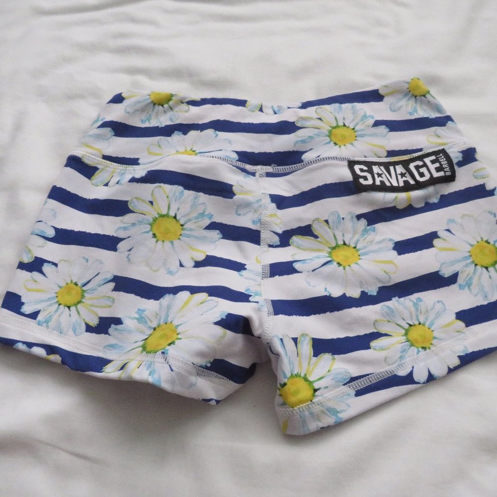 Savage Barbell Sun Flower Shorts